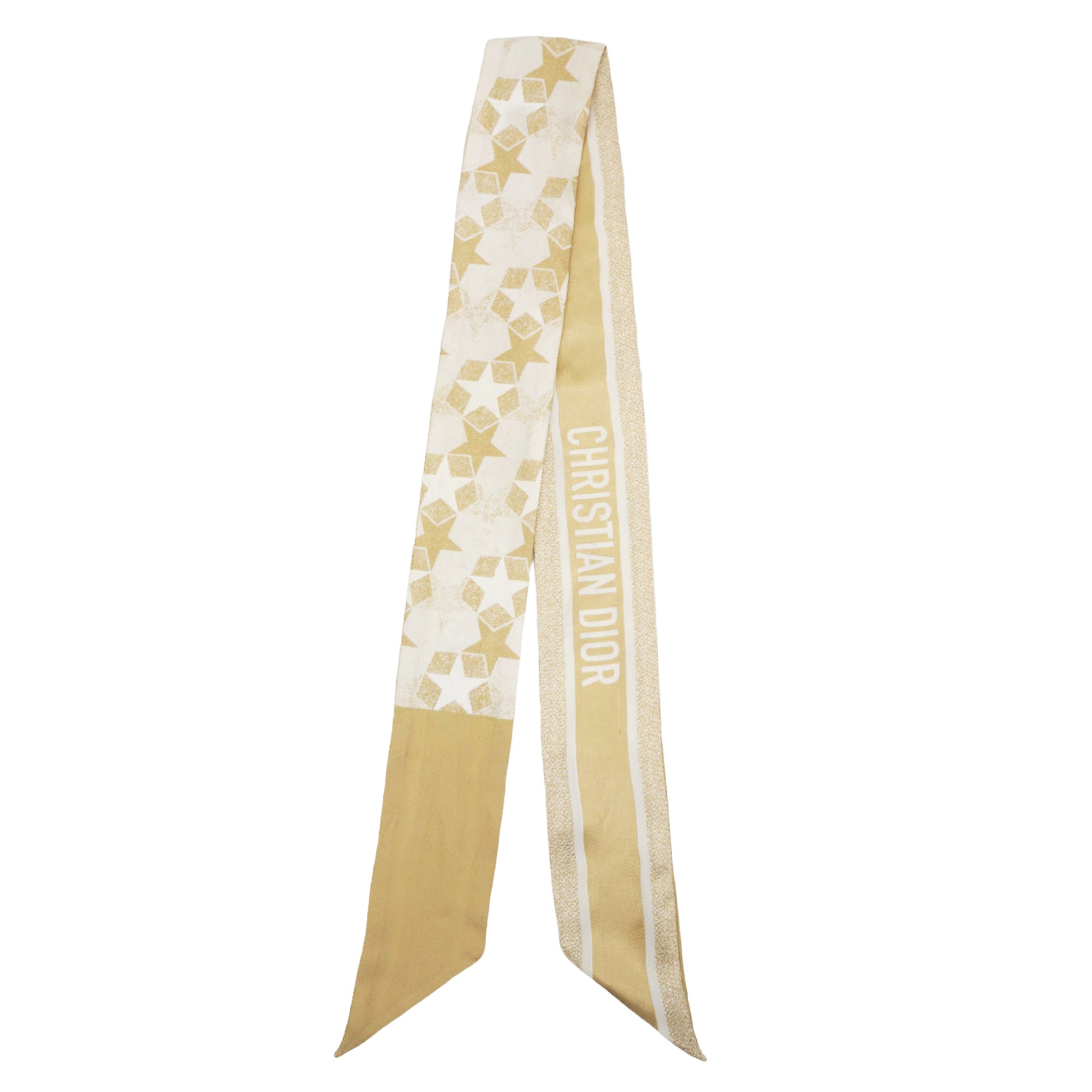 CHRISTIAN DIOR Mitzah Toile de Jouy Silk Choker 