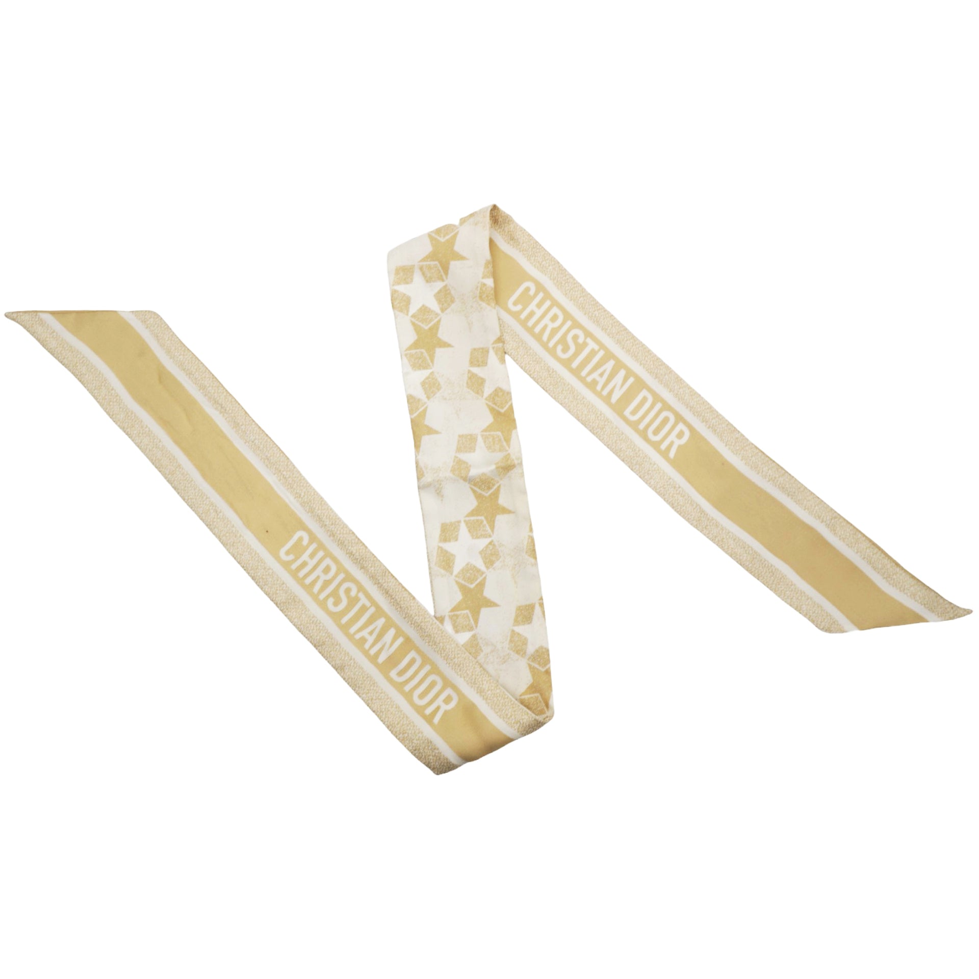 CHRISTIAN DIOR Mitzah Toile de Jouy Silk Choker 