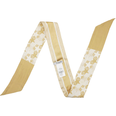 CHRISTIAN DIOR Mitzah Toile de Jouy Silk Choker 