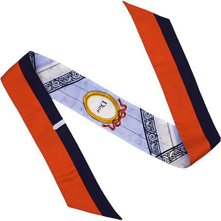 CHRISTIAN DIOR Multicolor Mitzah Silk Scarf 