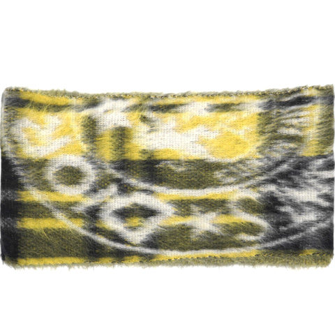 CHRISTIAN DIOR Printed Scarf in Yellow and Black 