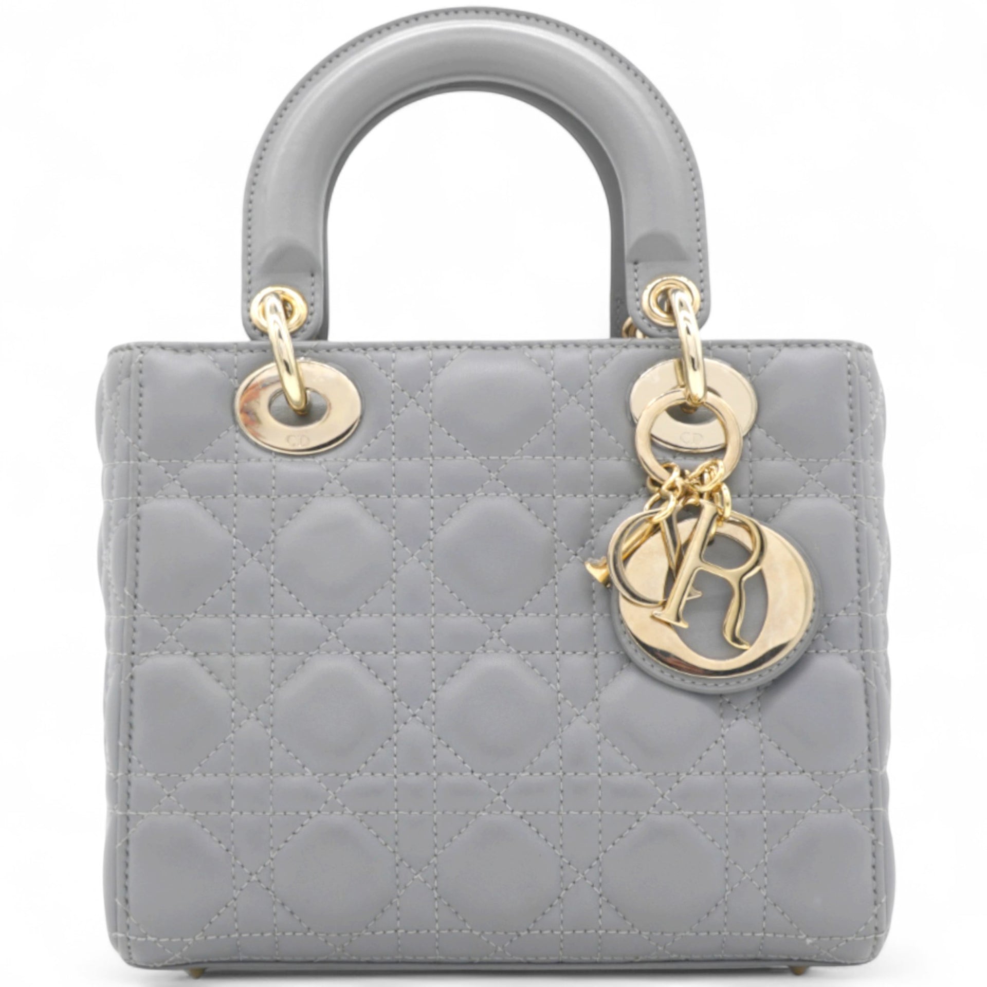 CHRISTIAN DIOR Small My ABCDior Lady Dior Gray 