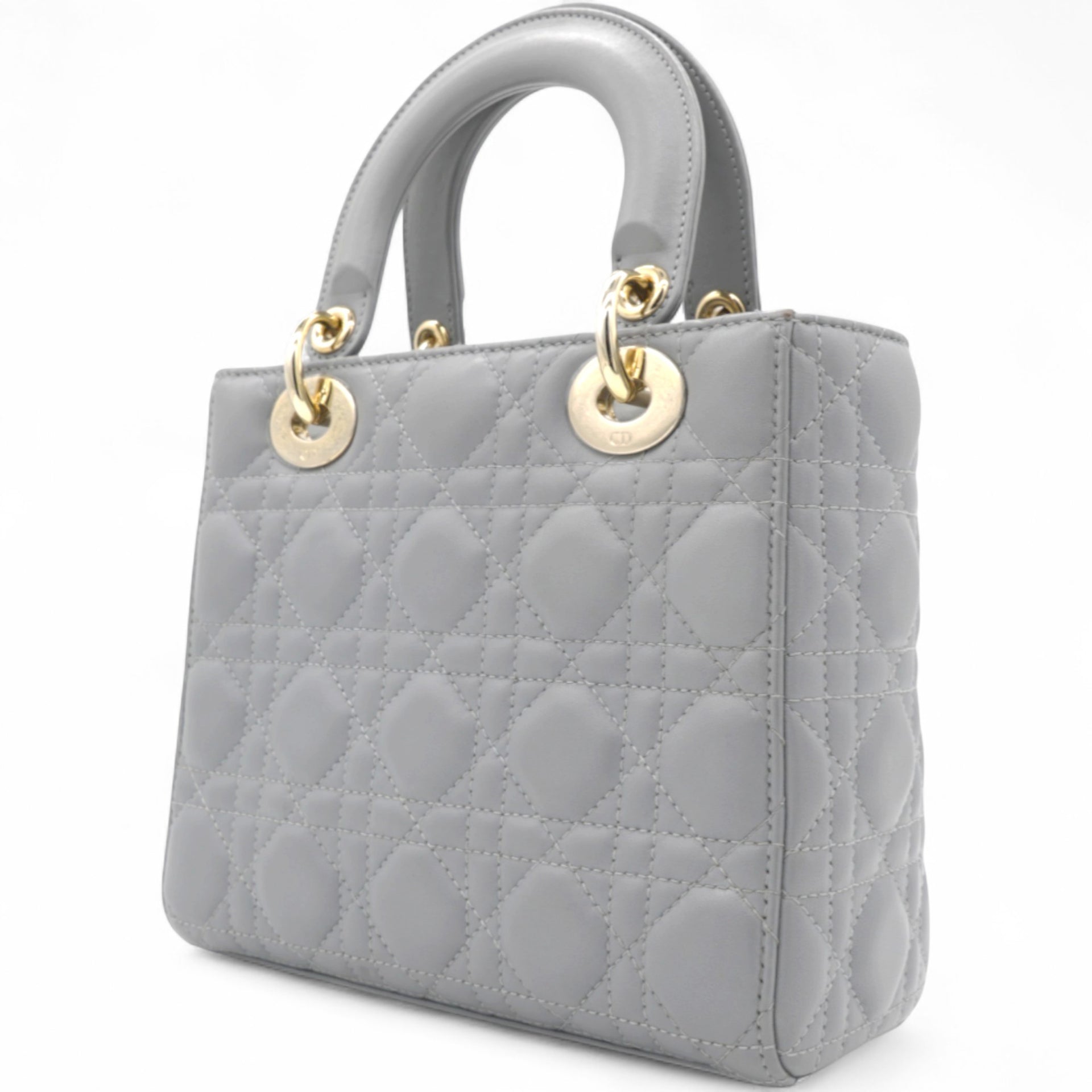 CHRISTIAN DIOR Small My ABCDior Lady Dior Gray 