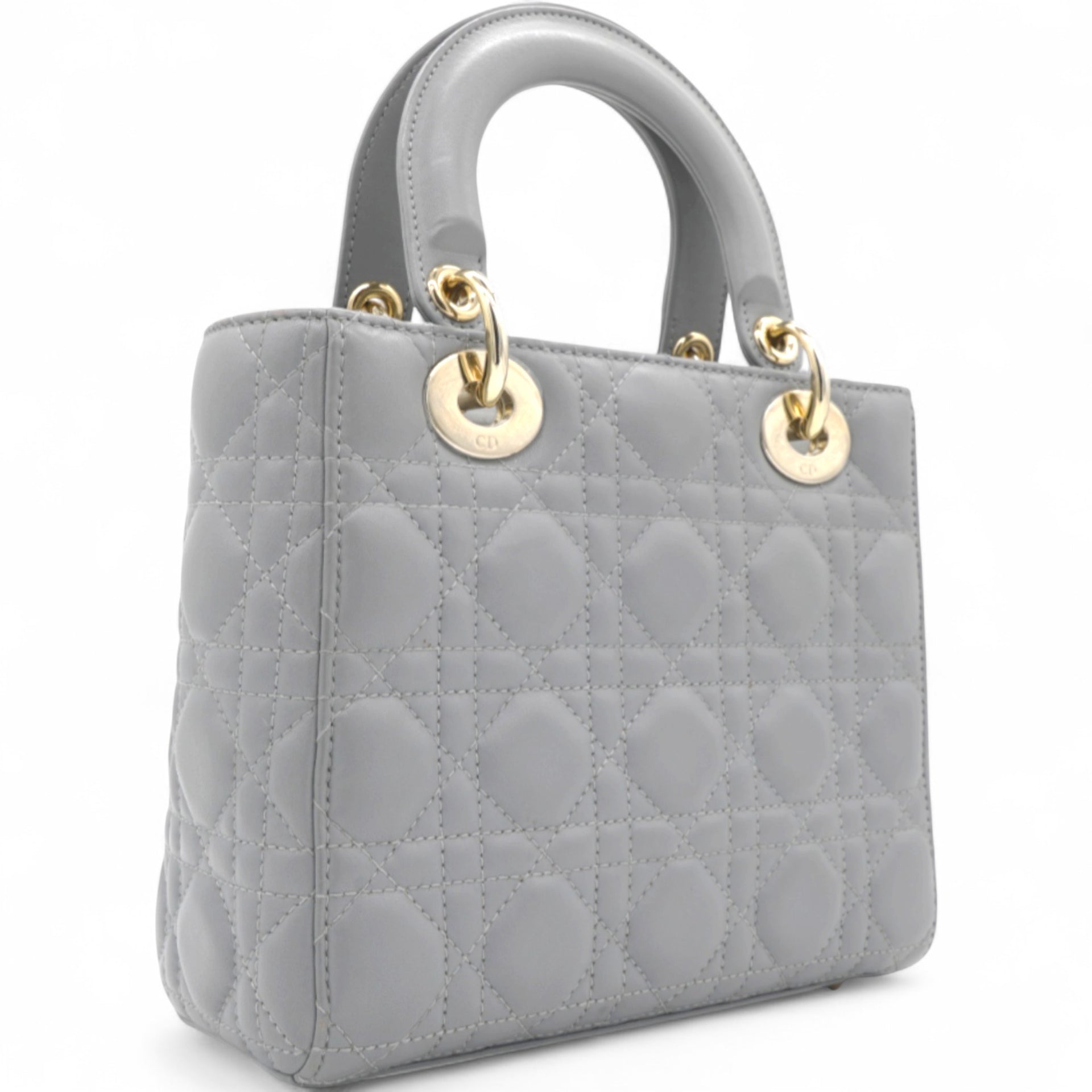 CHRISTIAN DIOR Small My ABCDior Lady Dior Gray 