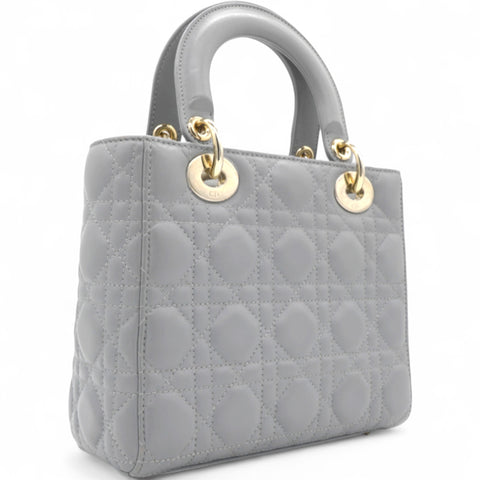 CHRISTIAN DIOR Small My ABCDior Lady Dior Gray 