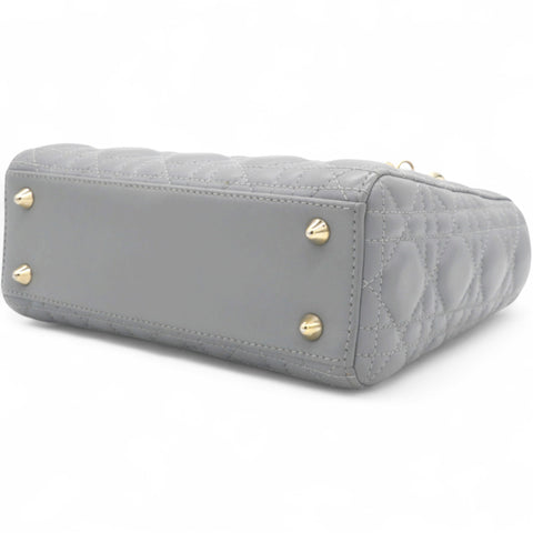 CHRISTIAN DIOR Small My ABCDior Lady Dior Gray 