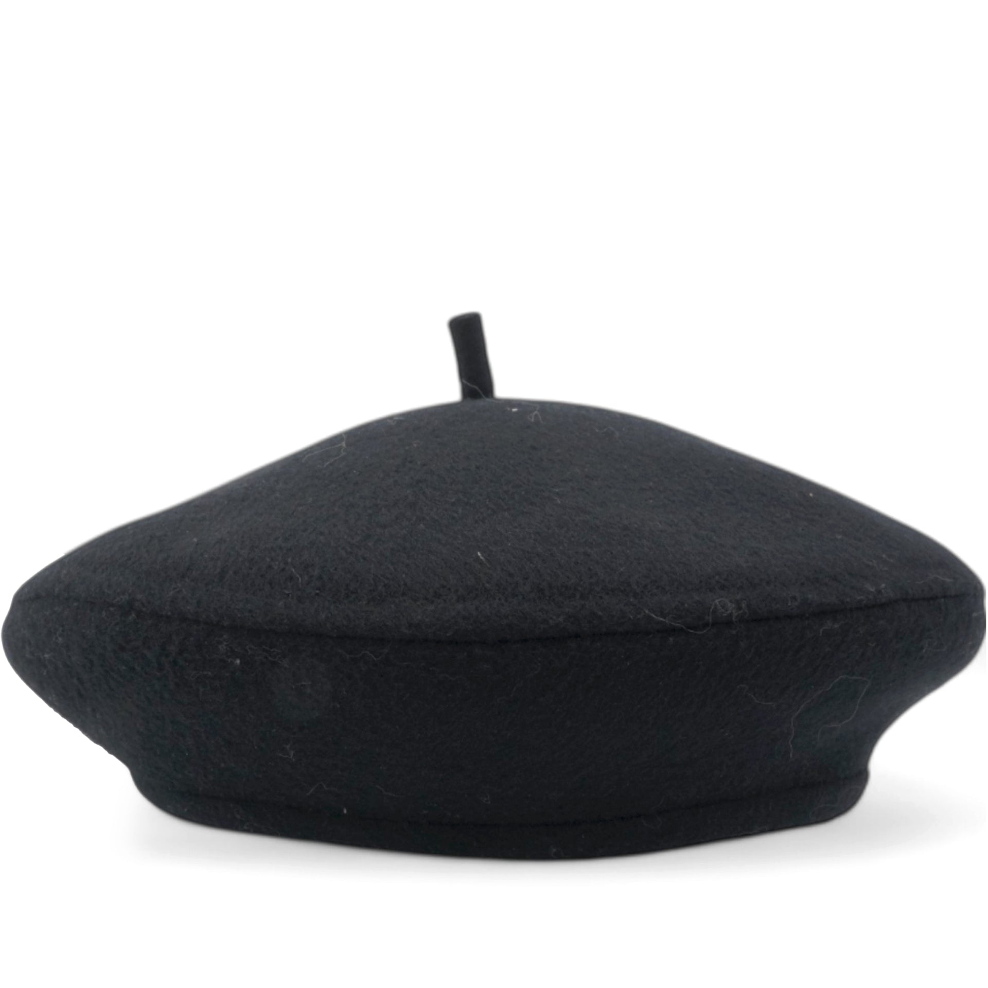 CHRISTIAN DIOR Wool Oblique Reversible Chic Beret Black Size58 
