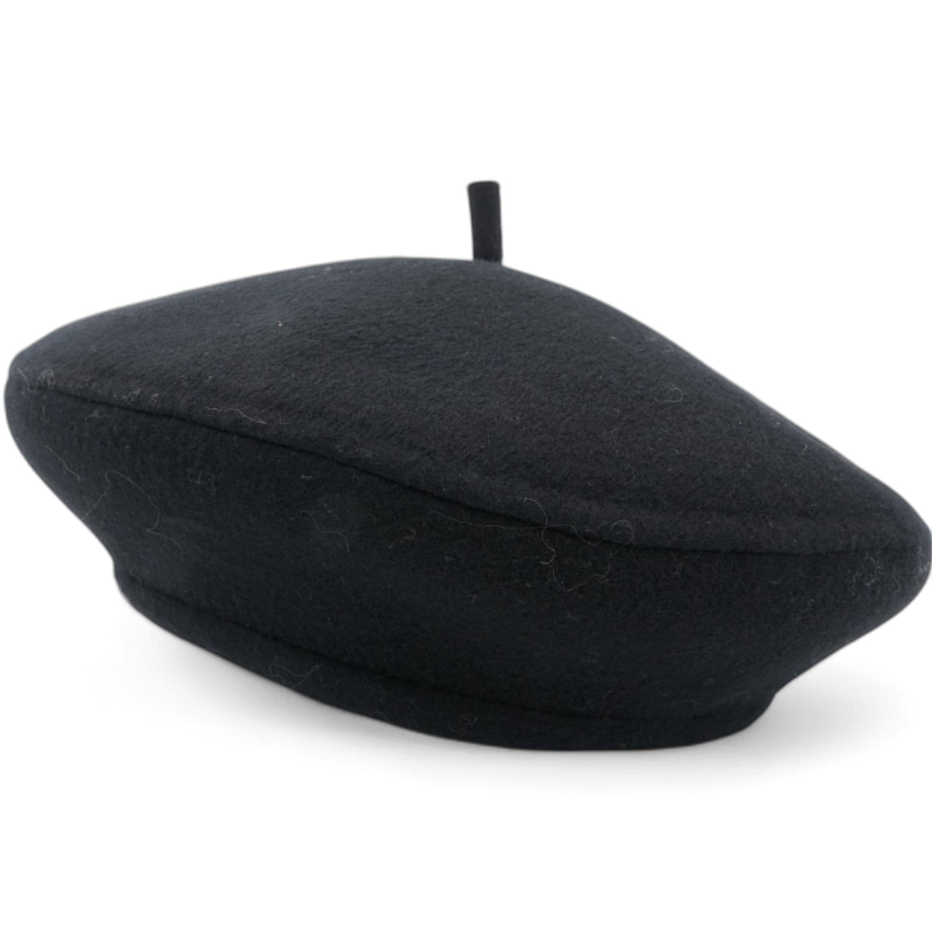 CHRISTIAN DIOR Wool Oblique Reversible Chic Beret Black Size58 