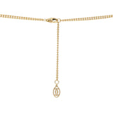 Cartier 18K Pink Yellow White Gold Trinity Double Chain Pendant Necklace Large 