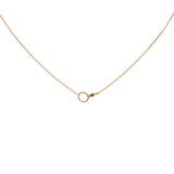 Cartier 18K Rose Gold Interlocking LOVE Necklace 