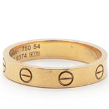 Cartier Love 18k Yellow Gold Wedding Band Ring Size54 
