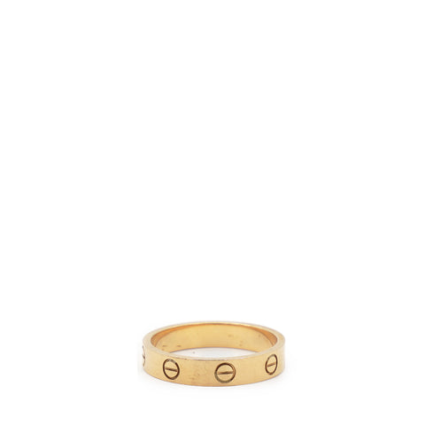 Cartier Love 18k Yellow Gold Wedding Band Ring Size54 
