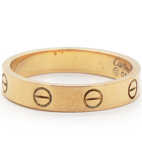 Cartier Love 18k Yellow Gold Wedding Band Ring Size54 