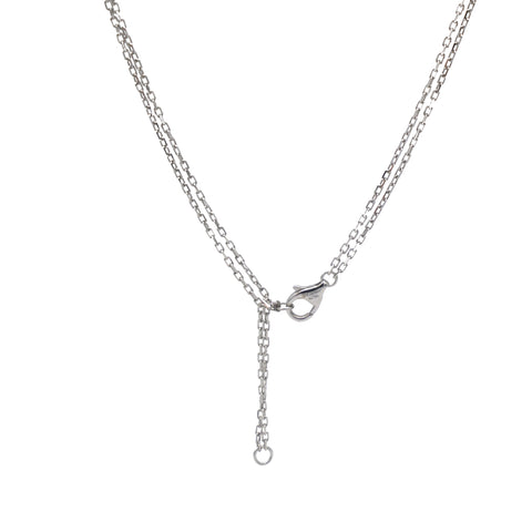 Cartier Love Necklace White Gold With 2 Diamonds
