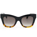Celine Acetate Polarized Cat Eye Sunglasses CL4004IN Havana Black 