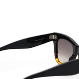 Celine Acetate Polarized Cat Eye Sunglasses CL4004IN Havana Black 