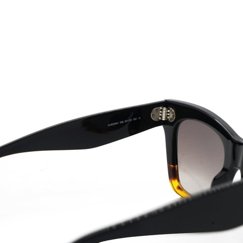 Celine Acetate Polarized Cat Eye Sunglasses CL4004IN Havana Black 