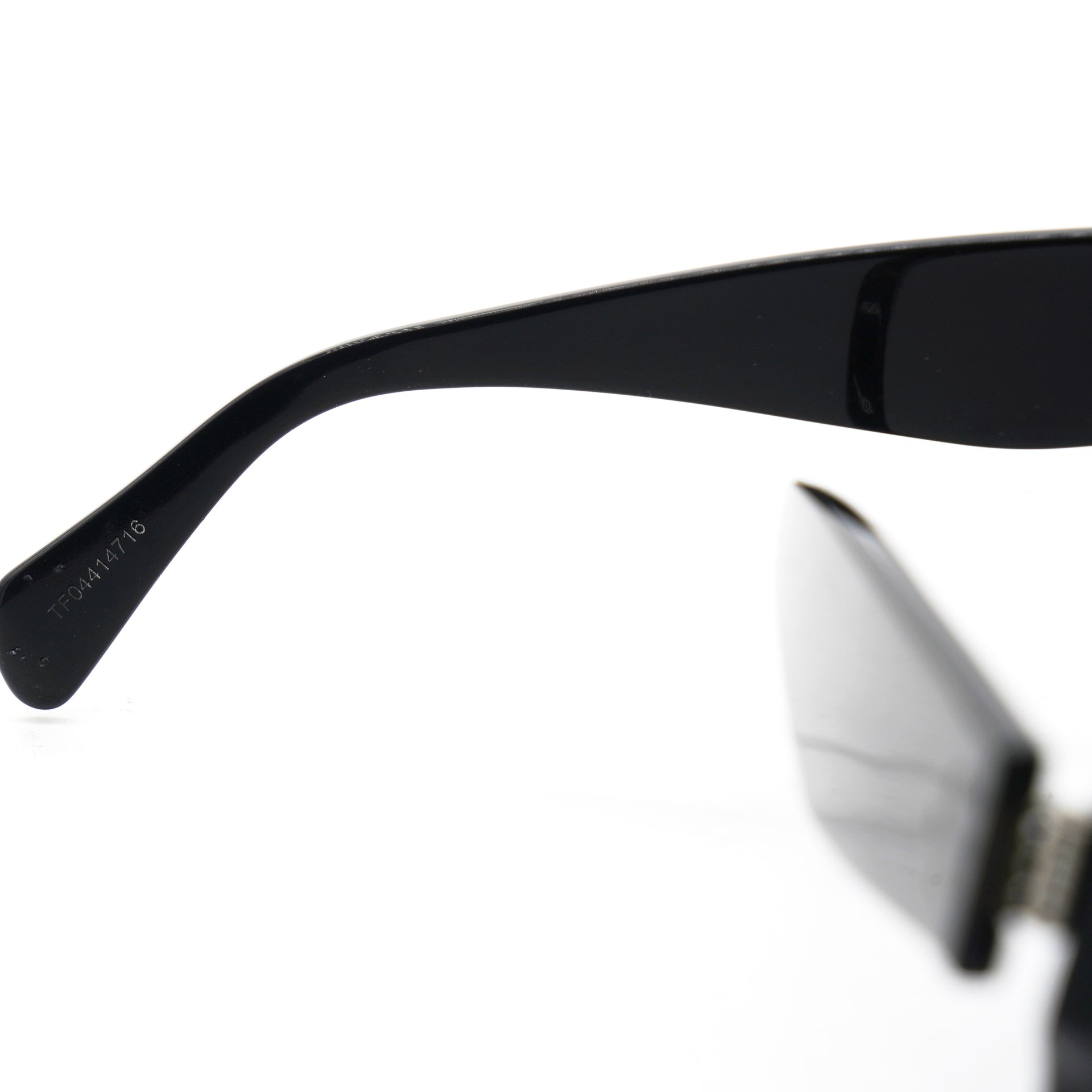 Celine Acetate Polarized Cat Eye Sunglasses CL4004IN Havana Black 