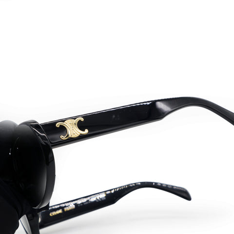 Celine Acetate Triomphe 01 Sunglasses CL 40194U Black 