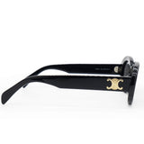 Celine Acetate Triomphe 01 Sunglasses CL 40194U Black 