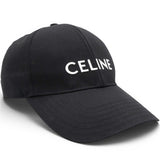 Celine Baseball Cap In Cotton Black Size M 