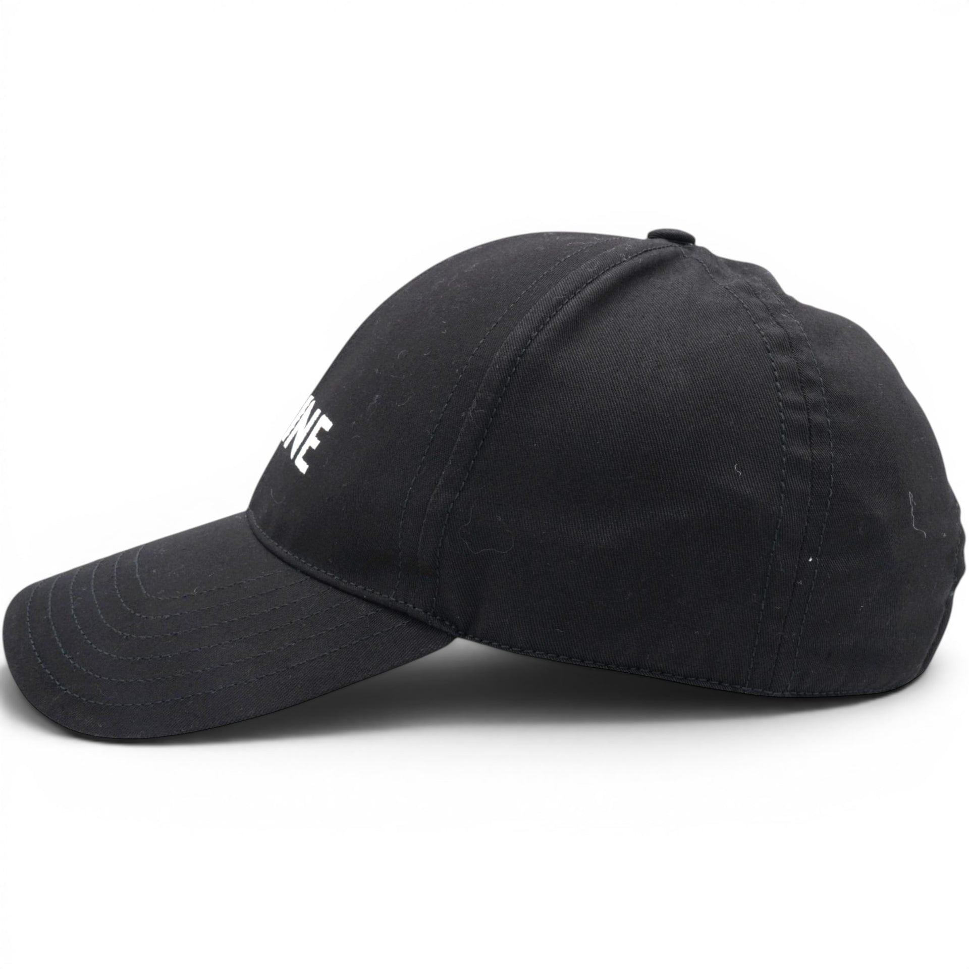 Celine Baseball Cap In Cotton Black Size M 