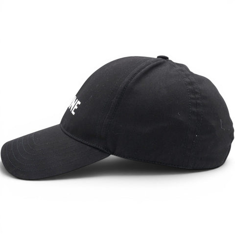 Celine Baseball Cap In Cotton Black Size M 