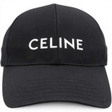 Celine Baseball Cap In Cotton Black Size M 