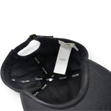Celine Baseball Cap In Cotton Black Size M 