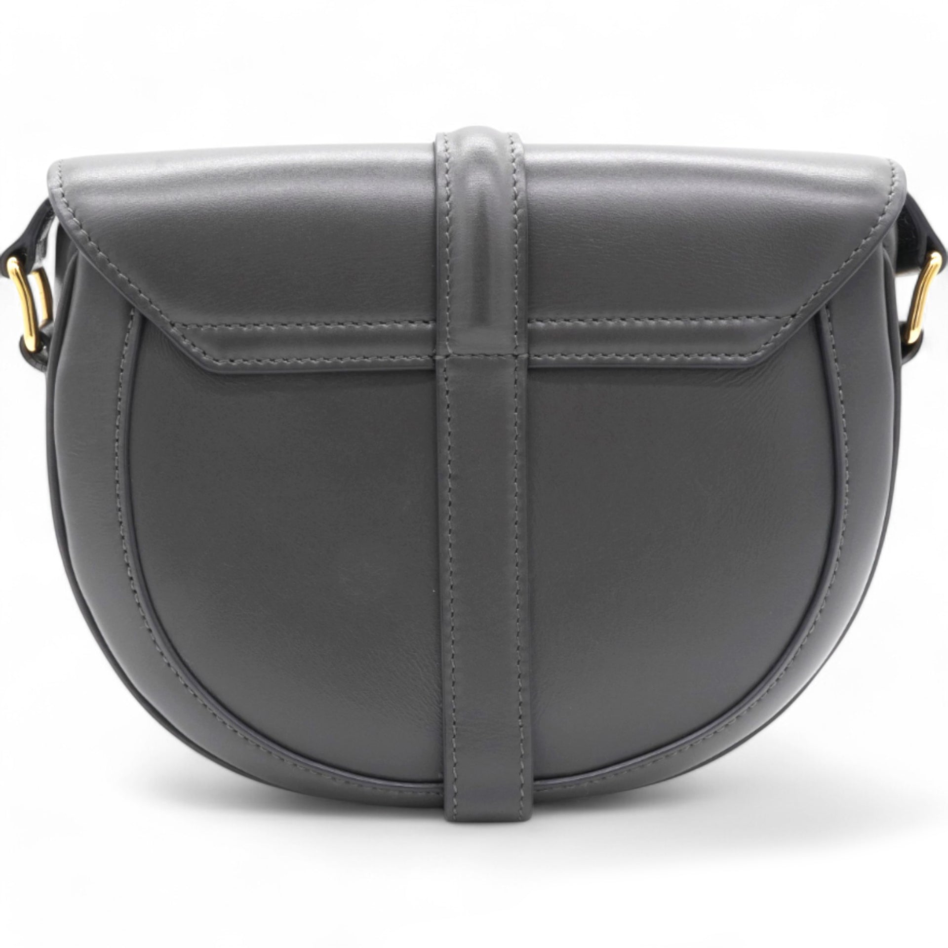 Celine Besace 16 Grey Leather Bag 