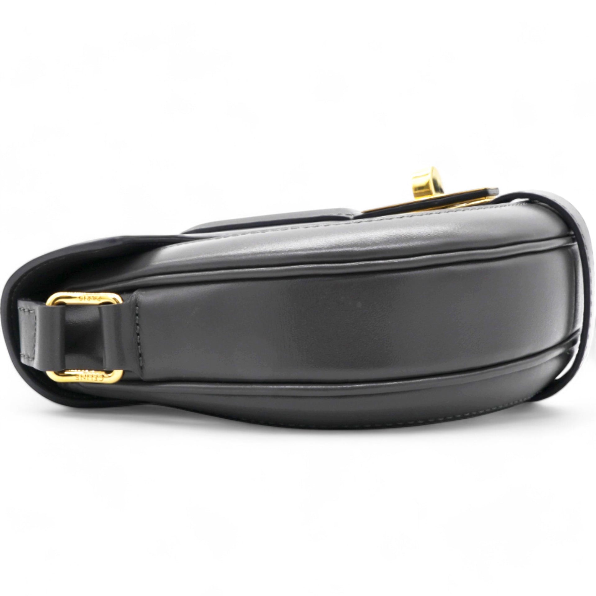 Celine Besace 16 Grey Leather Bag 