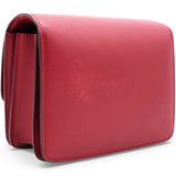 Celine Box Calfskin Mini Classic Box Flap Bag Red