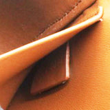 Celine Canvas Calfskin Triomphe Shoulder Bag Tan 