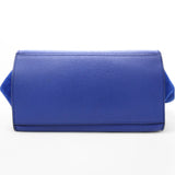 Celine Drummed Suede Trapeze Indigo Blue 