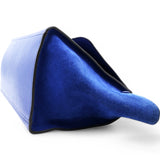 Celine Drummed Suede Trapeze Indigo Blue 