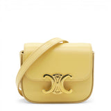 Celine Shiny Calfskin Mini Triomphe Yellow
