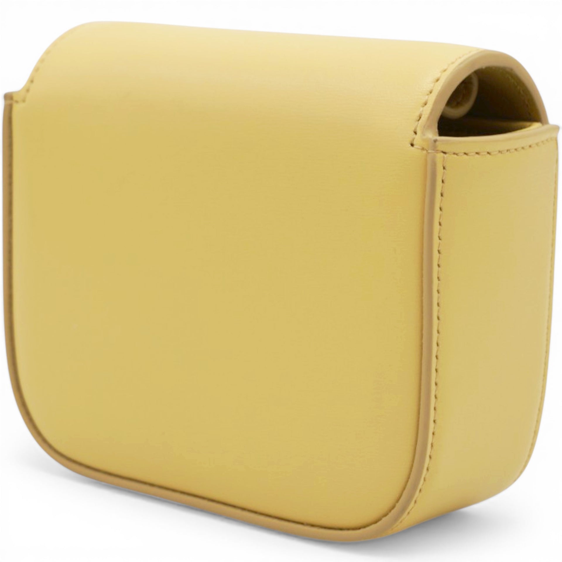 Celine Shiny Calfskin Mini Triomphe Yellow 