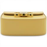 Celine Shiny Calfskin Mini Triomphe Yellow 