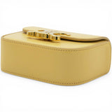 Celine Shiny Calfskin Mini Triomphe Yellow 