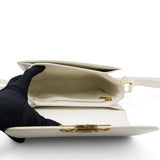 Celine Shiny Calfskin Teen Triomphe White 