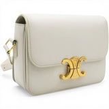 Celine Shiny Calfskin Teen Triomphe White 