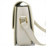 Celine Shiny Calfskin Teen Triomphe White 