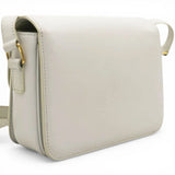 Celine Shiny Calfskin Teen Triomphe White 