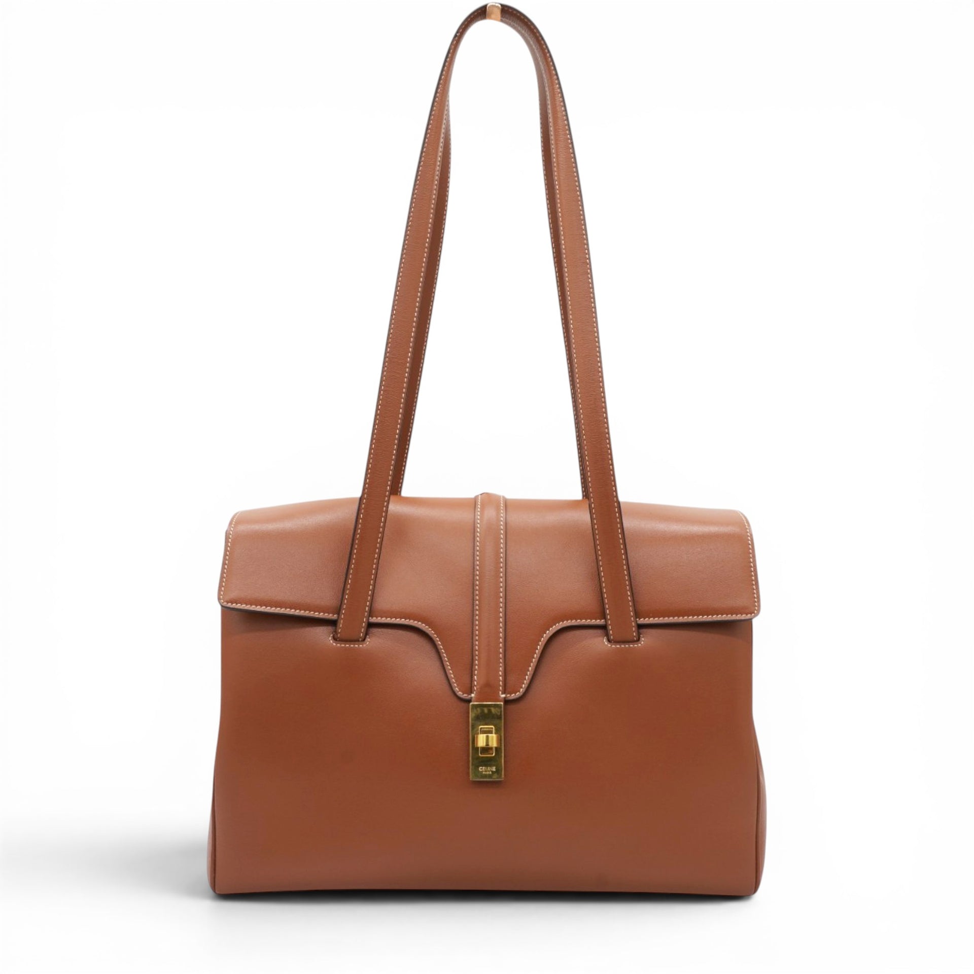 Celine Soft 16 Bag Tan Shoulder Bag 