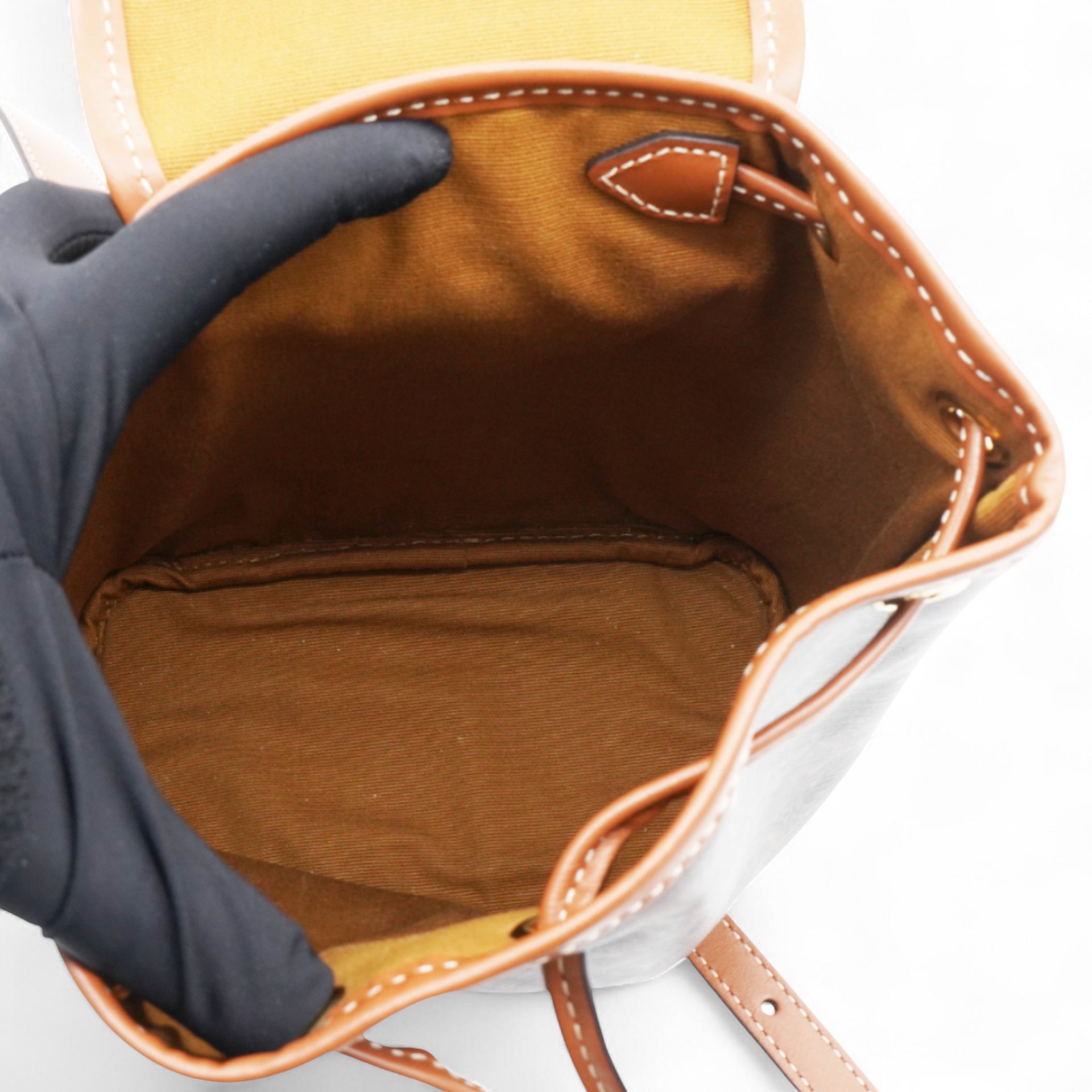  Celine Triomphe Canvas Folco Backpack Tan 