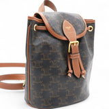  Celine Triomphe Canvas Folco Backpack Tan 