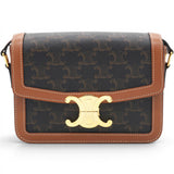 Celine Triomphe Canvas Triomphe Bag Tan 