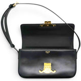Celine Triomphe Shoulder Bag Black 