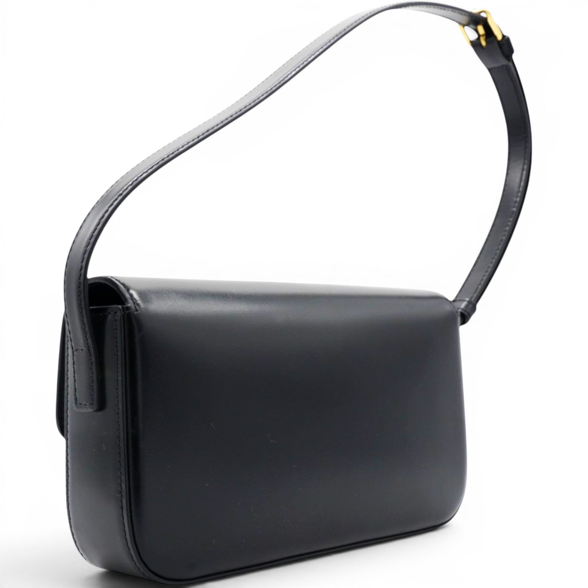 Celine Triomphe Shoulder Bag Black 