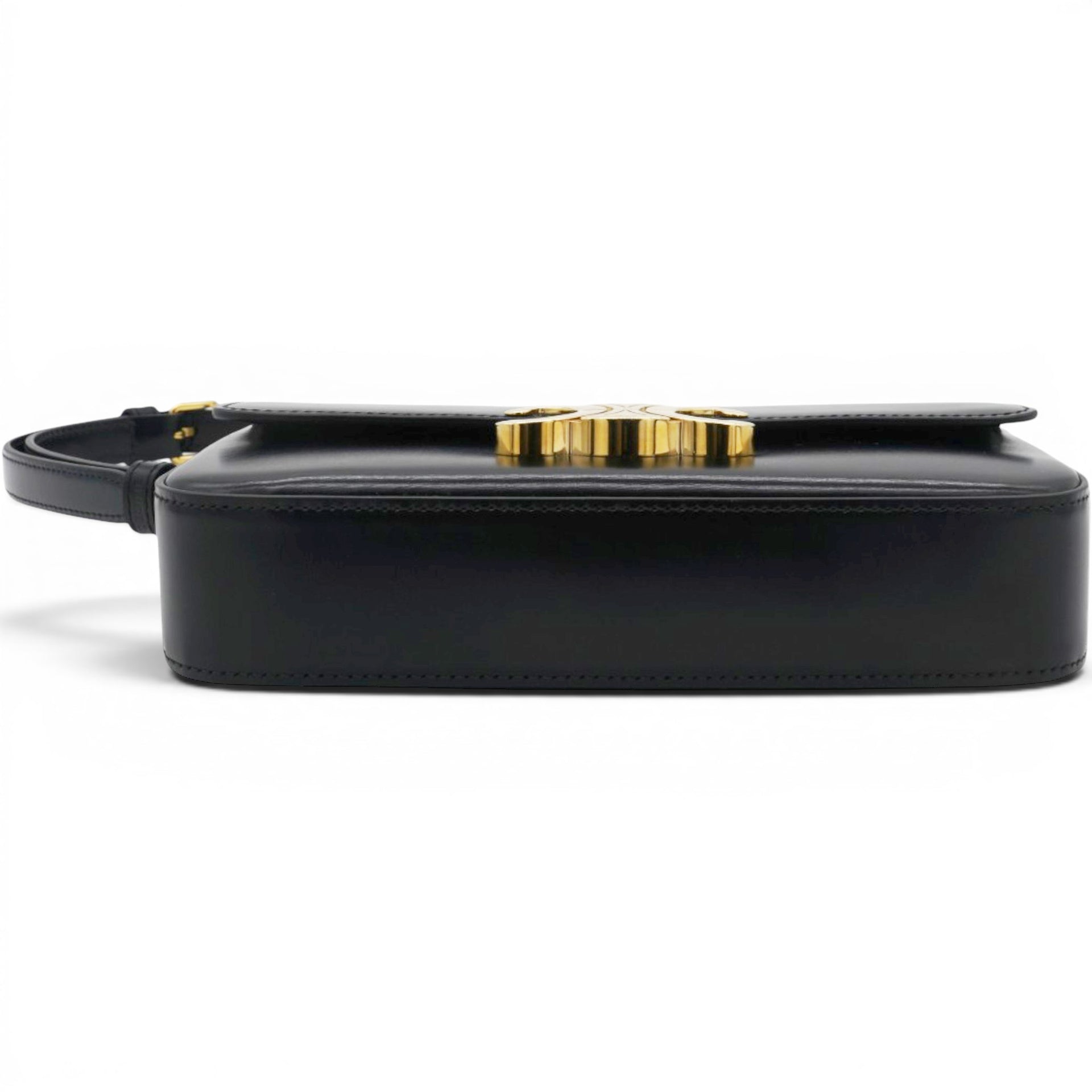 Celine Triomphe Shoulder Bag Black 